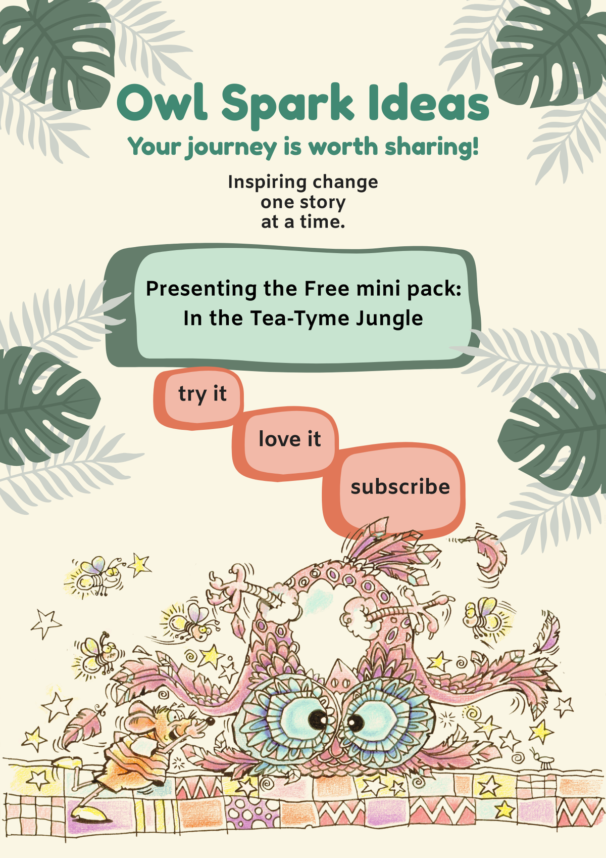 In the Tea-Tyme Jungle — Mini Pack