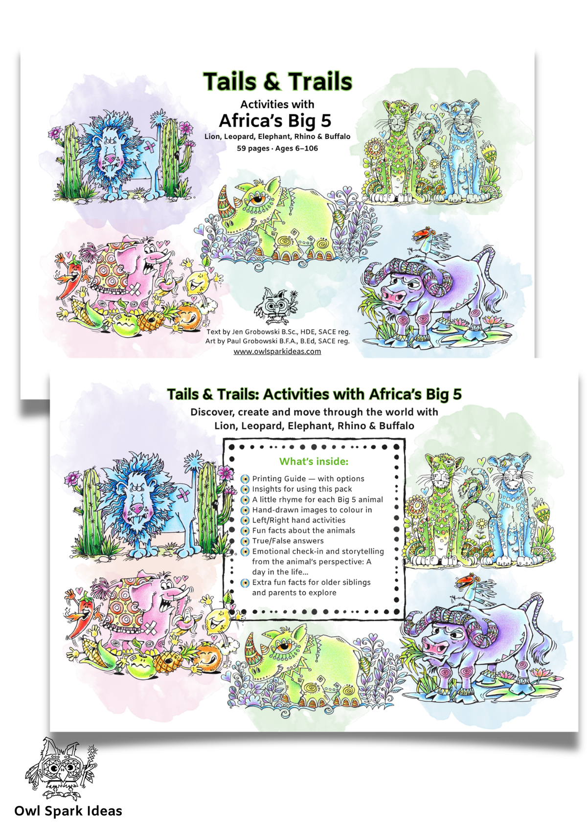 Colourful Safari: Africa’s Big 5 — Tails & Trails