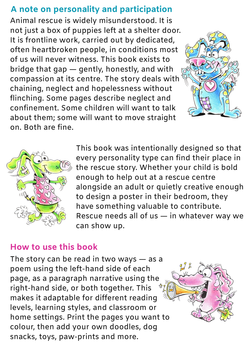 Love Rescued Me! — Digital Story & Activity Book