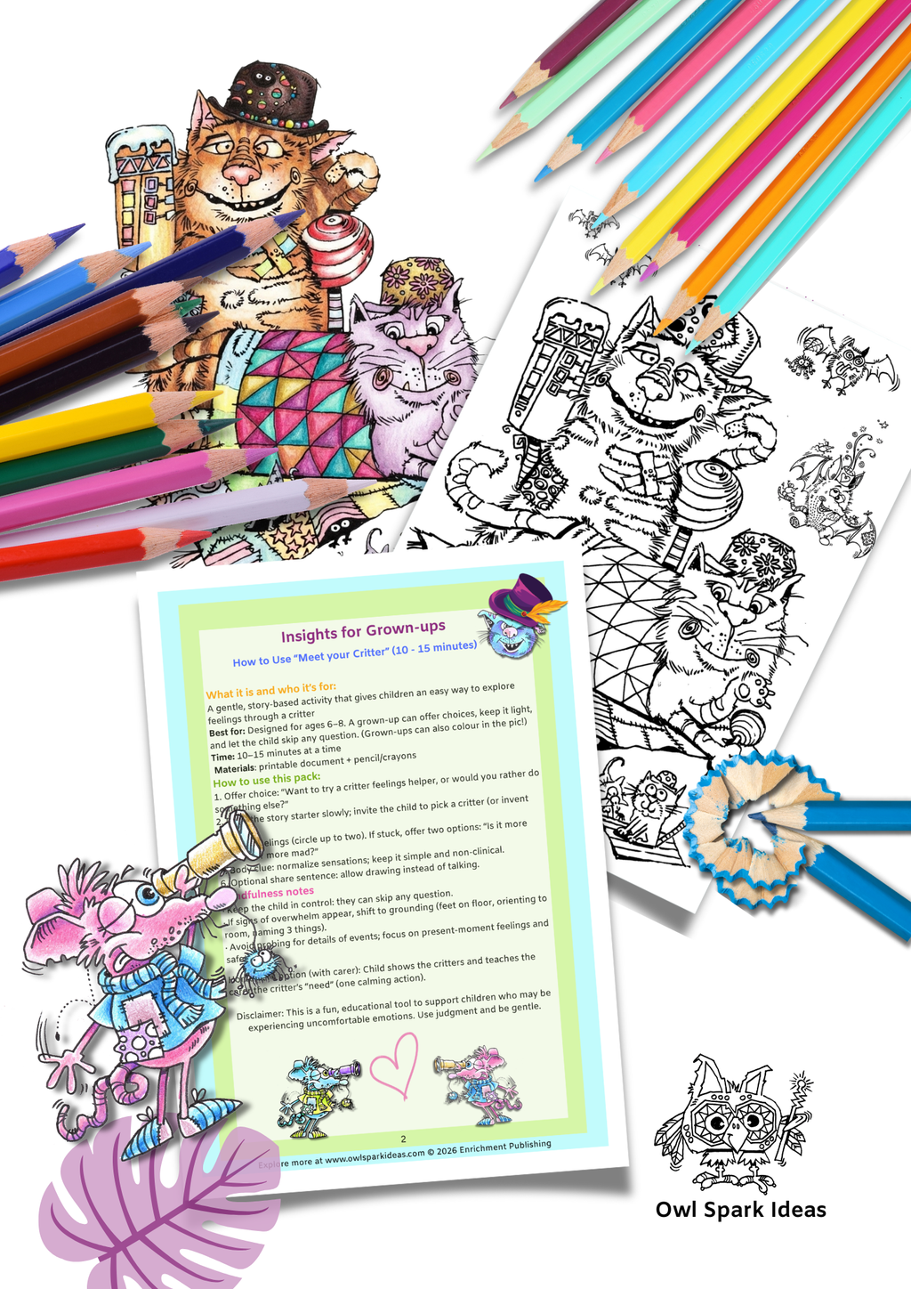 ErrAtic Tales — Meet Your Critter Activity Pack
