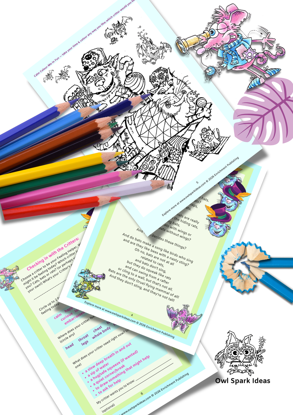 ErrAtic Tales — Meet Your Critter Activity Pack